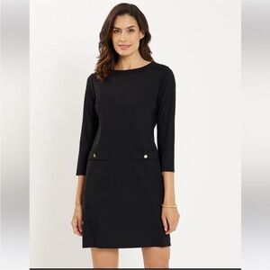 Jude Connally | NWT Sabine Black Shift Dress size Large